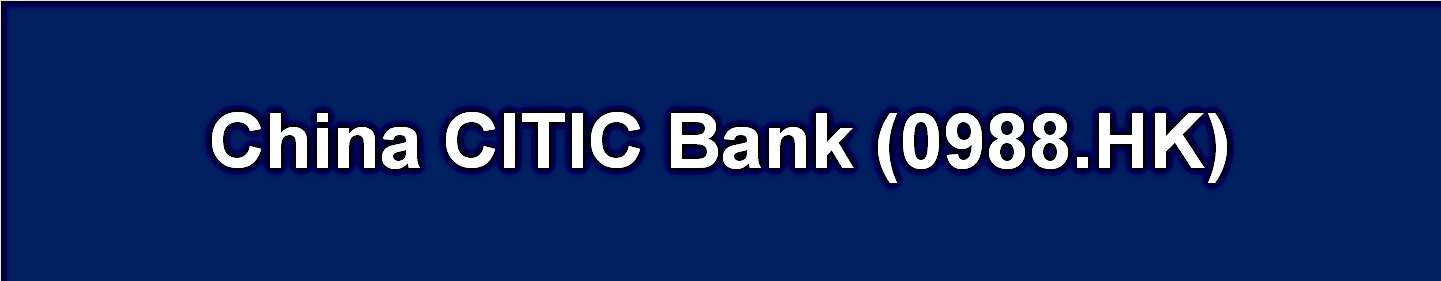 China CITIC Bank - Share Valuation